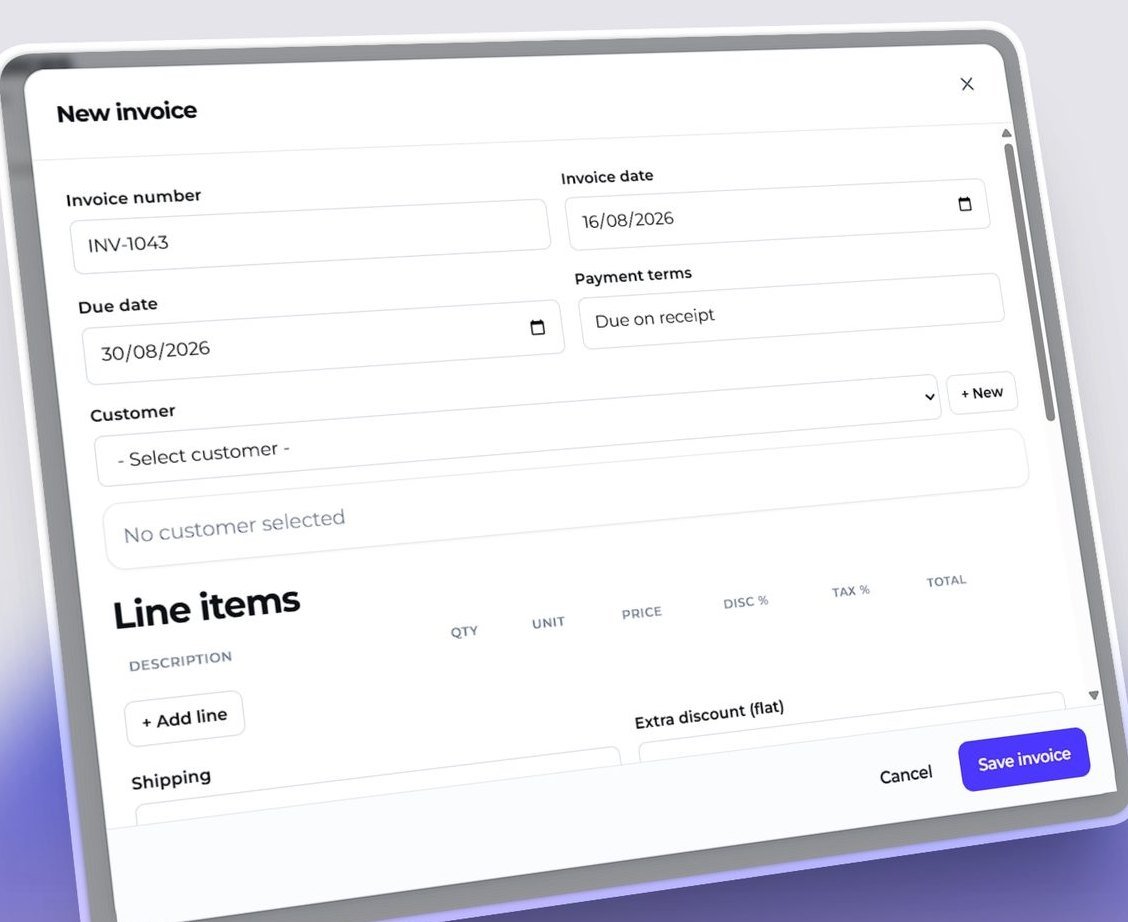 Invoice & quote builder